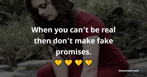 we are living in promise done by fake people